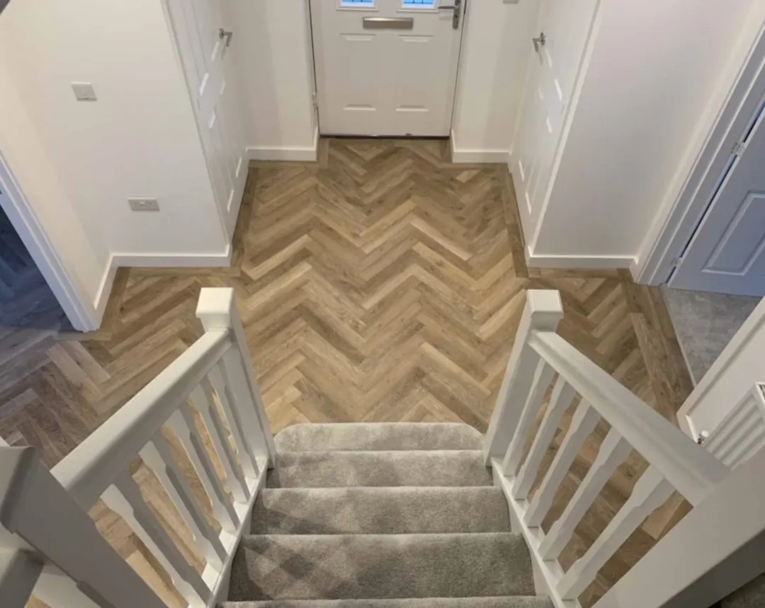 wooden flooring in hallway