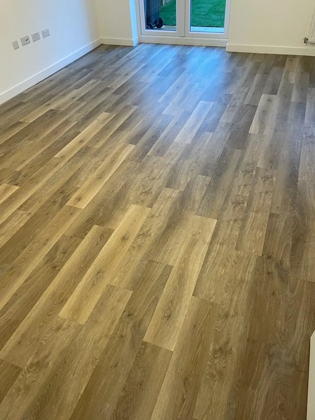 Wooden Floor using Luxury Vinyl Flooring