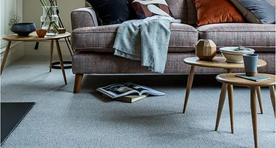 Pure wool carpet used in living room